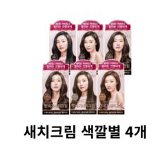 려 우아채 멋내기 새치크림 염색약
