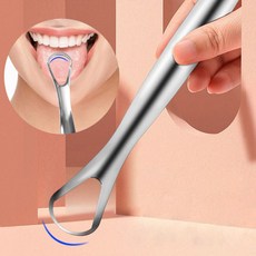 엔템 혀클리너 백태 설테제거기 구취제거, 실버(케이스포함)