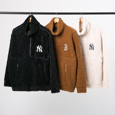 MLB 2020 지퍼 램스울 운동 맨투맨 차이나 넥 풀오버 외투 3색 E137