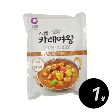 청정원 우리쌀 카레여왕 1kg/쉐프원 소스, 1kg, 1개
