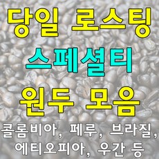 금콩커피 스페셜티 원두 모음 500g, S5.우간다 부기수 AA, 홀빈(분쇄안함), 1개 - 골드콩