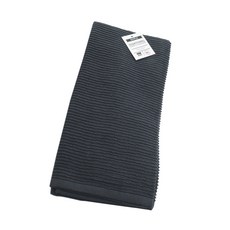 나우디자인 리플 디쉬타월 키친크로스, Black, 2개입
