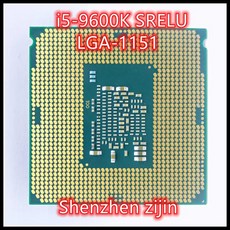 I5-9600K i5 9600K SRELU 3.7 GHz 6 코어 스레드 CPU 프로세서 9M 95W LGA 1151