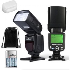 알파 카메라 모델용 커맨더 옵틱스 전자 플래시 A7 A7R III A7S A6300 A6000 등 완전 자동 E TTL 1 /8000s HSS 2 4G 무선 고출력, TTL Flash W/ Rechargeable Batt