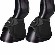 Tough 1 NoTurn Overreach Boots S 검정, Tough 1 No-Turn Overreach Boot, 1개