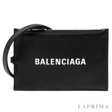 BALENCIAGA [명품]BALENCIAGA 발렌시아가 남성 로고 스트랩 카드지갑.. - 발렌시아가스트랩