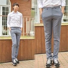 청색교복바지