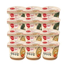 CJ제일제당 컵반 미역국밥 167g x 3p + 황태국밥 170g x 3p, 2세트
