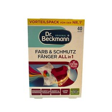 Dr.B eckmann Farb & Schmutz Fanger/Color Catcher Sheets XL 팩: 40 장, 1개