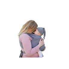 영국 슬링 오가닉 스트레치 프리미엄 캐리어 포대기 아기포대기 최대 16Kg, 회색