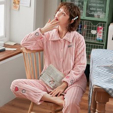 임부 잠옷 여성 겨울 가을 가능 조절 밴딩 있음 임신기간 이지웨어 유니폼 십일 1달 젖