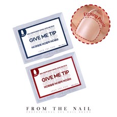 프롬더네일 GIVE ME TIP 깁미팁 360pcs (오벌/코핀), 02.코핀쉐입