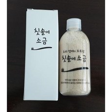 (경남관광기념품점 진주시) 초피열매와 토복령 숙성 양치소금 칫솔에 소금(200g), 200g, 1개