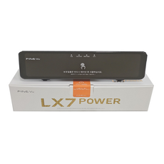 [룸미러 블랙박스+GPS]파인뷰 LX7 POWER 2채널, 실외형+GPS, 32GB