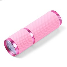 네일 드라이어 젤 광택 LED 네일 드라이어 램프 미니 UV 손톱 핸드 헬드를위한 LED 조명, 분홍색,