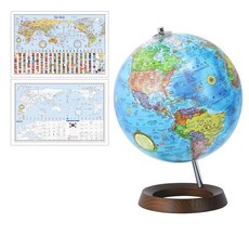 맵소프트타임원목지구본