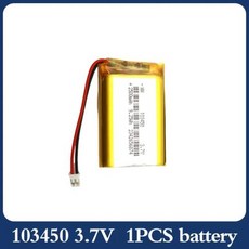 103450 폴리머 리튬 배터리 MP5 장난감 카메라 GPS 블루투스 스피커용 충전식 103450 폴리머 배터리 2500 mAh 3.7V, 1개