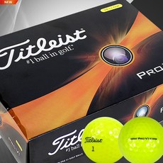 Titleist PRO V1 골프공 옐로우, V1 골프공(얠로우) - 타이틀리스트v1