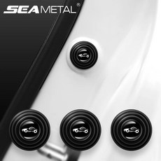 SEAMETAL 자동차 도어 충격 흡수 방지 실리콘 패드 문쾅 해결사 부착식 충격 완화 쿠션 스티커 8개입 8PCS