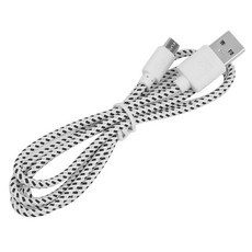 USB연결선 고속 충전 나일론 마이크로 USB 케이블 동기화 데이터 휴대폰 안드로이드 어댑터 삼성 1m, 1개