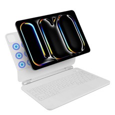 아이패드 프로 M4 11인치 13인치 7세대 호환 전용 매직 키보드 블루투스 케이스 한글 각인 iPad Pro 케이스나라