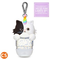 배쓰앤바디웍스 휴대용 손세정제 홀더 라이트업 고양이 CAT
