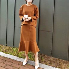 기모머메이드투피스세트