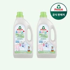 [매일 배송] 프로쉬 독일 베이비 세탁세제 1.5L 아기 세제, 2개