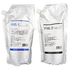 이손 필 매직스트레이트 크림 1제2제 500ml 정상모용, 1세트