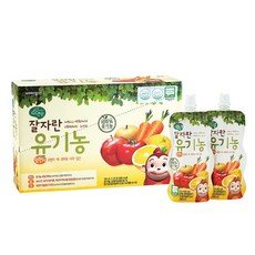 잘자란 유기농 주스 오렌지 100ml x 10팩 x 3박스 Well Grown Organic Juice Orange 100ml x 10ea x 3