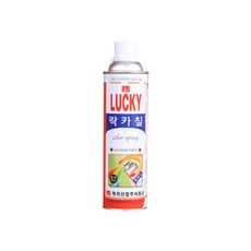 럭키 LK319 칼라 락카 스프레이 페인트 녹색 420ml 5개, 단품