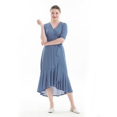 립밤 Lipbbam 바이립밤 크레오라 비비안느 3/4 슬리브 프릴 랩원피스 LDM42AE01