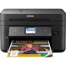 Epson Workforce WF2860 일체형 무선 컬러 잉크젯 프린터 블랙 인쇄 스캔 복사 팩스 이더넷 NFC 자동 2면 무경계 14ppm 4800 x 1200dpi 30매