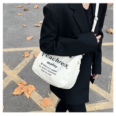 자라 여성 캔버스 스몰 캔버스 고급스러운 크로스백 레슨백 토트백 통근백