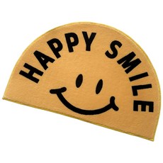 Meeville Smile Vandal 浴室地墊, 黃色