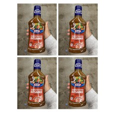 크라프트 드레싱 참깨 아시안 토스트 세서미 473ml x4개 Kraft Asian Toasted Sesame Dressing, 4개