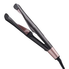 2 in 1 컬링 아이언 플랫 헤어 스트레이트 너 헤어 컬러 lcd 온도 조절 세라믹 헤어 컬러 트위스트 플레이트 세라믹, EU