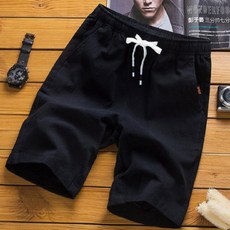 린넨바지 남성 반바지 여름 통기성 시원한 면 트레이닝