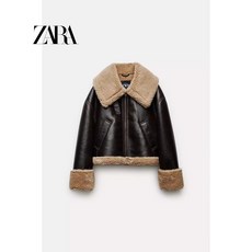 자라 양면 램스울 무스탕 zara