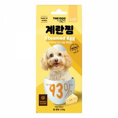더독 강아지계란 완전식품 에그스틱 계란찜 치즈 150g, 계란, 1개