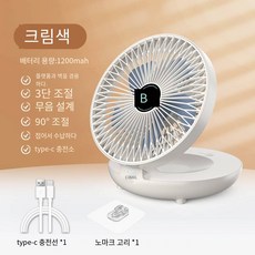 1/1+1 벽걸이 탁상선풍기 USB 미니 접이식 선풍기 탁상용 휴대용 선풍기 대면적 넓은 각도 송풍/3단계 풍량 조절