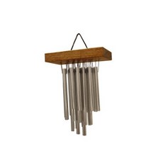TreeWorks Chimes TRE419 Made in USA 대형 클러스터 윈드 차임 (비디오), 단일옵션