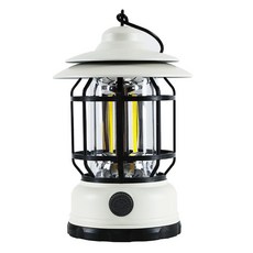 램프텍 LED 감성 캠핑 랜턴 AA 건전지형, 1개, 화이트(WHITE)