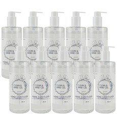 비씨엘 클린 앤 핸드겔 500ml 손소독제, 10개