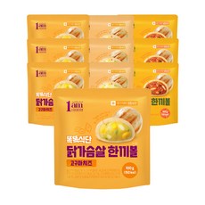 1am 똑똑식단 닭가슴살 한끼볼 혼합 / 샐러드 무스볼, 100g x 10팩, 1세트