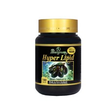 Evergreen Hyper Lipid 에버그린 하이퍼 리피드 뉴질랜드 초록 입 홍합 9000mg 180캡슐, 1개