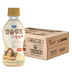 앱솔루트 엄마가 만든 프리미엄 명작 액상 분유 2단계 6-12개월 240ml, 24개입, 4개