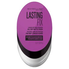 Maybelline perfecting Loose Powder Makeup All Day Matte Wear Minimizes Shine Sets Foundation Translucent 메이블린 루스 파우더 올 데이 매트 웨어 0.21oz(5g), 1팩, 단일색상