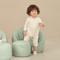 모데즈 돌아기소파 유아빈백소파 어린이쇼파 꼬마사이즈, 세이지그린