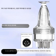두피 마사지 롤러 액상 도포기 두피케어 도구 두피롤링기 정밀 조절 마사지기 관리 두피마사지 헤드스파 두피스케일링 두피토닉, 맑은 1-3ML